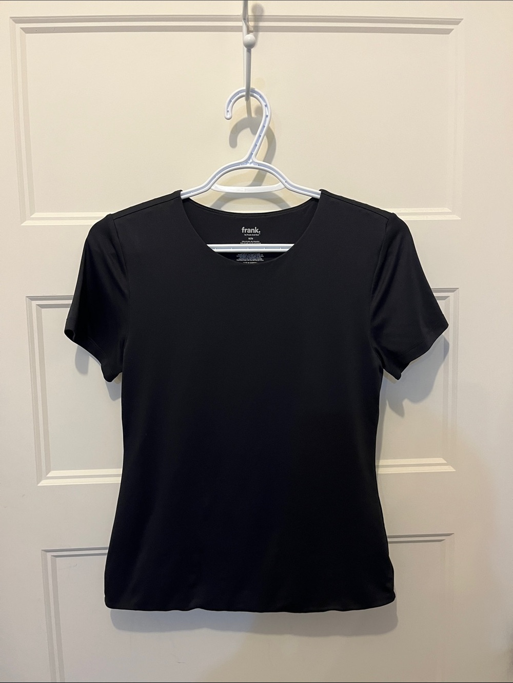 Frank & Oak Black Short-Sleeve Crew Tee